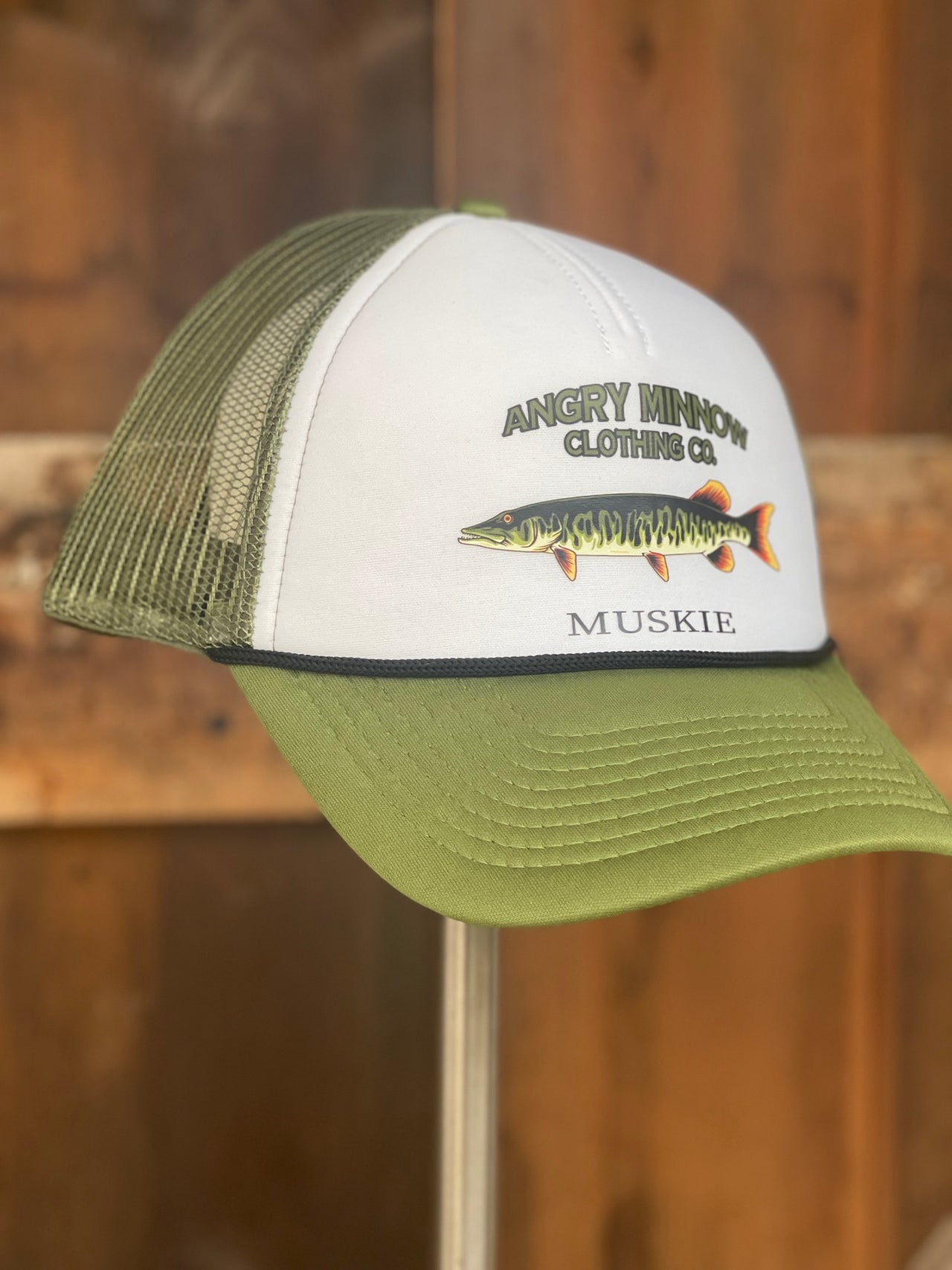 Angry Minnow Freshwater Fish Hat- MUSKIE