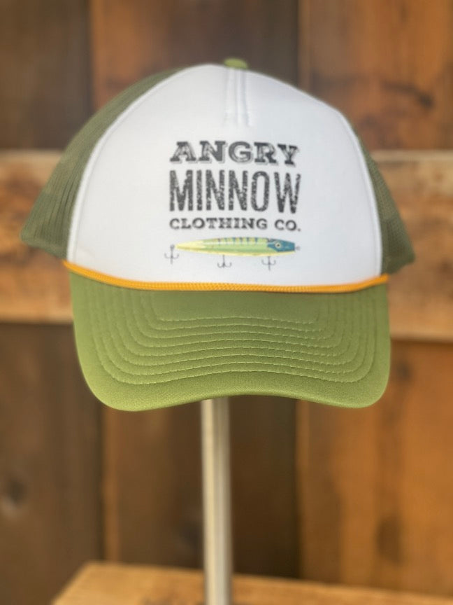 Angry Minnow Logo Foam Trucker Hat