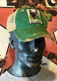 Thumbnail for BAT-SQUATCH Cryptid Series Hat - Distressed Kelly Green Snapback