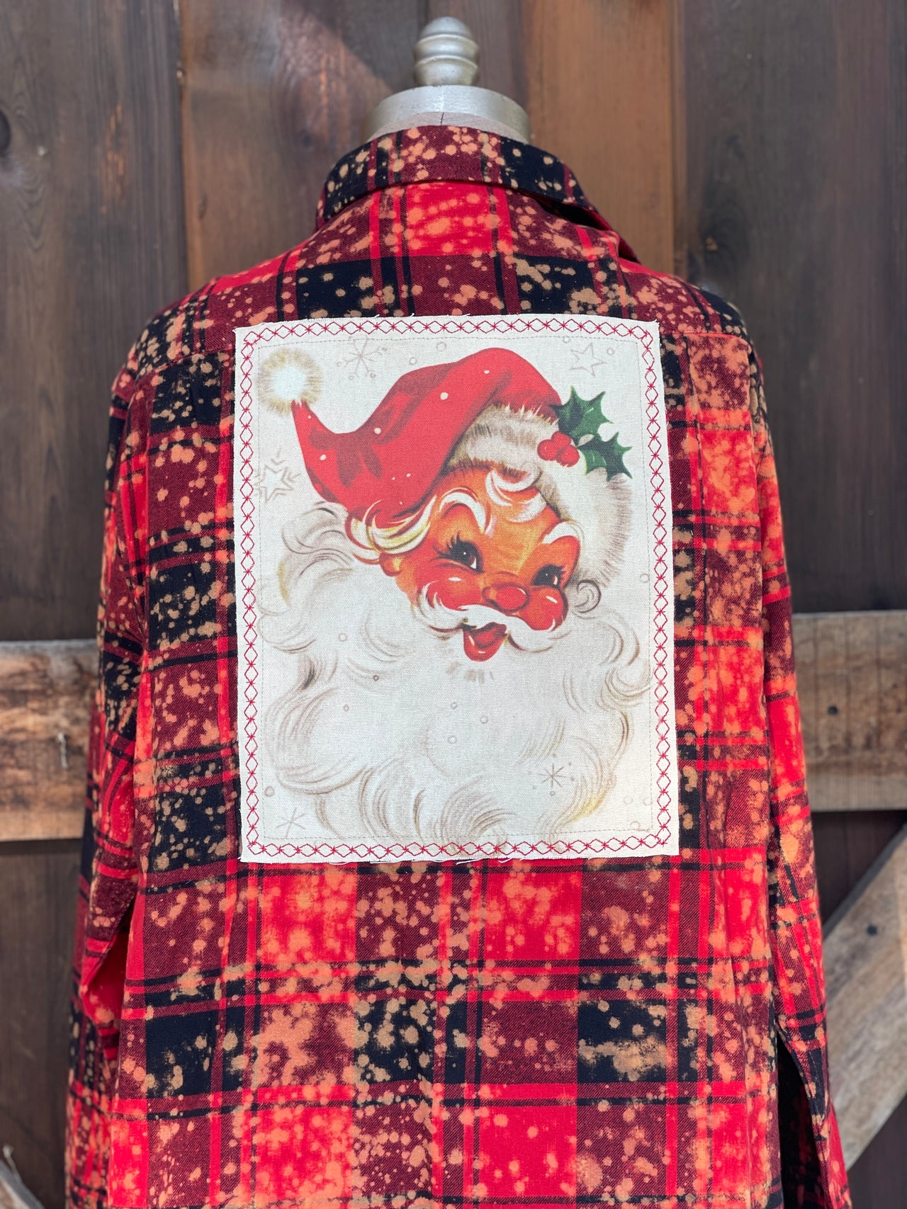 Santa Baby Flannel Angry Minnow Vintage