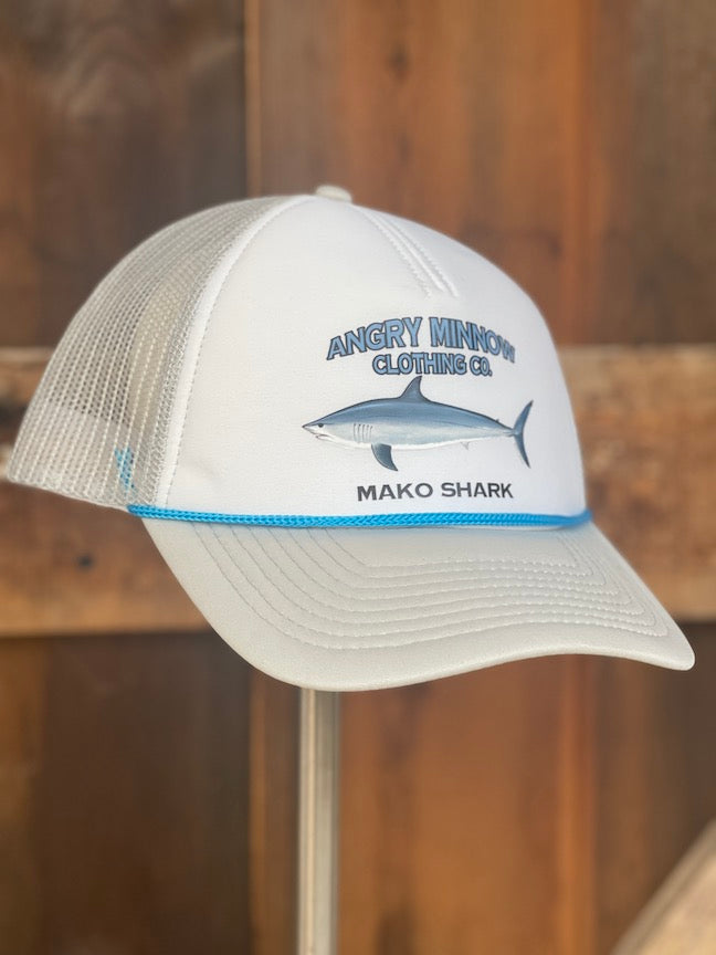 Angry Minnow Saltwater Fishing Foam Hat- MAKO SHARK