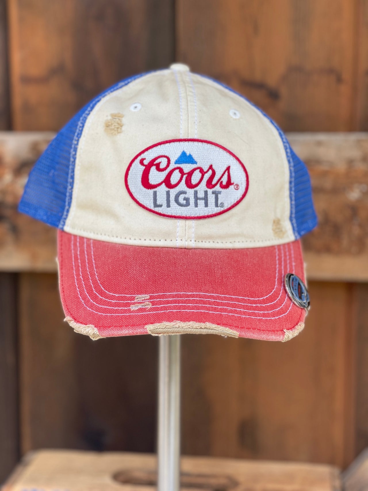 Coors Light Beer hats at Angry Minnow Clothing Co