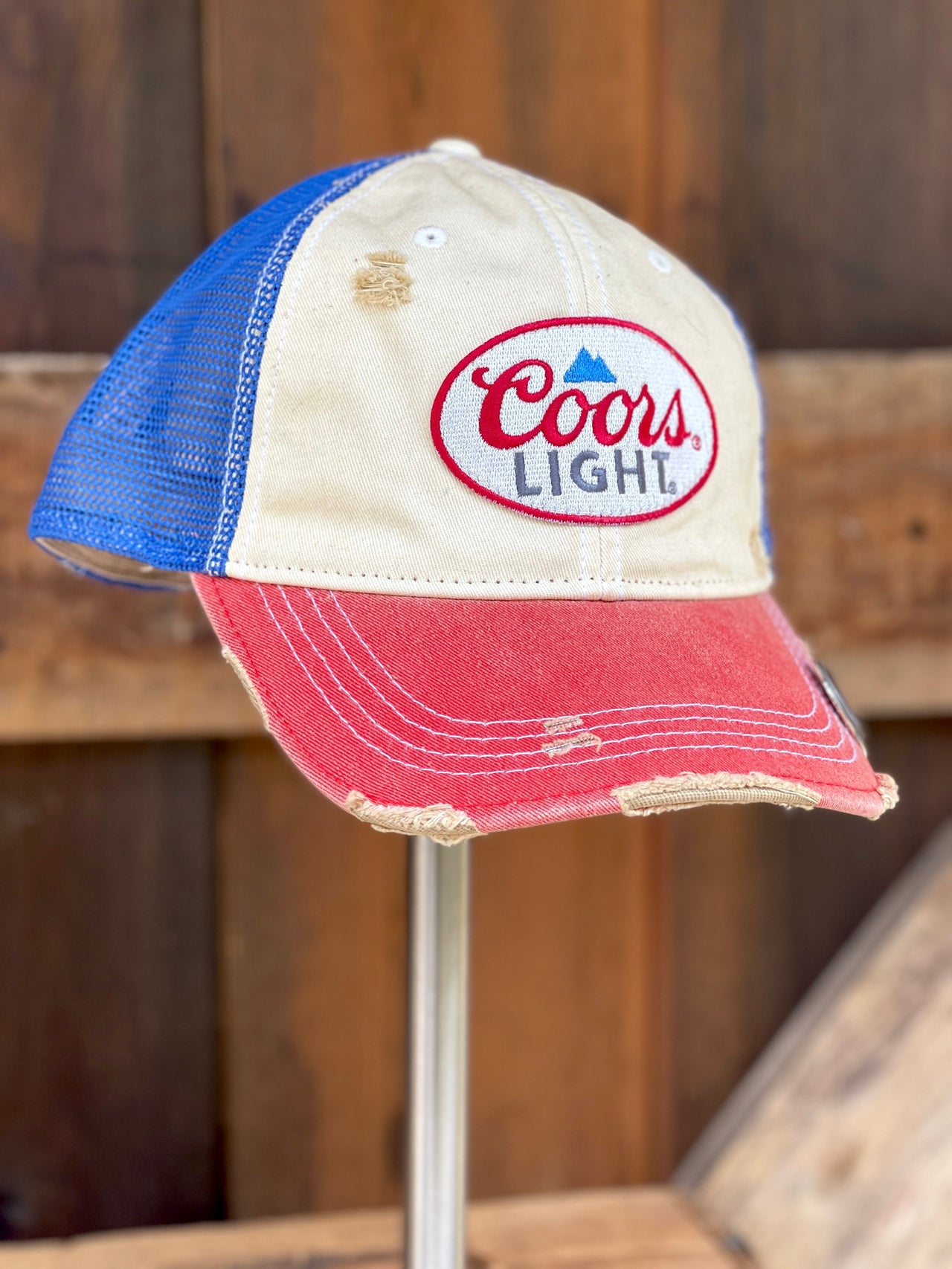 Coors Light Retro hats at Angry Minnow