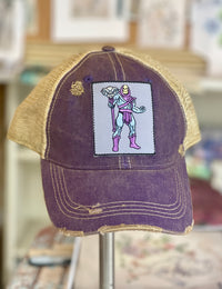 Thumbnail for After School Hat- Distressed Purple Snapback