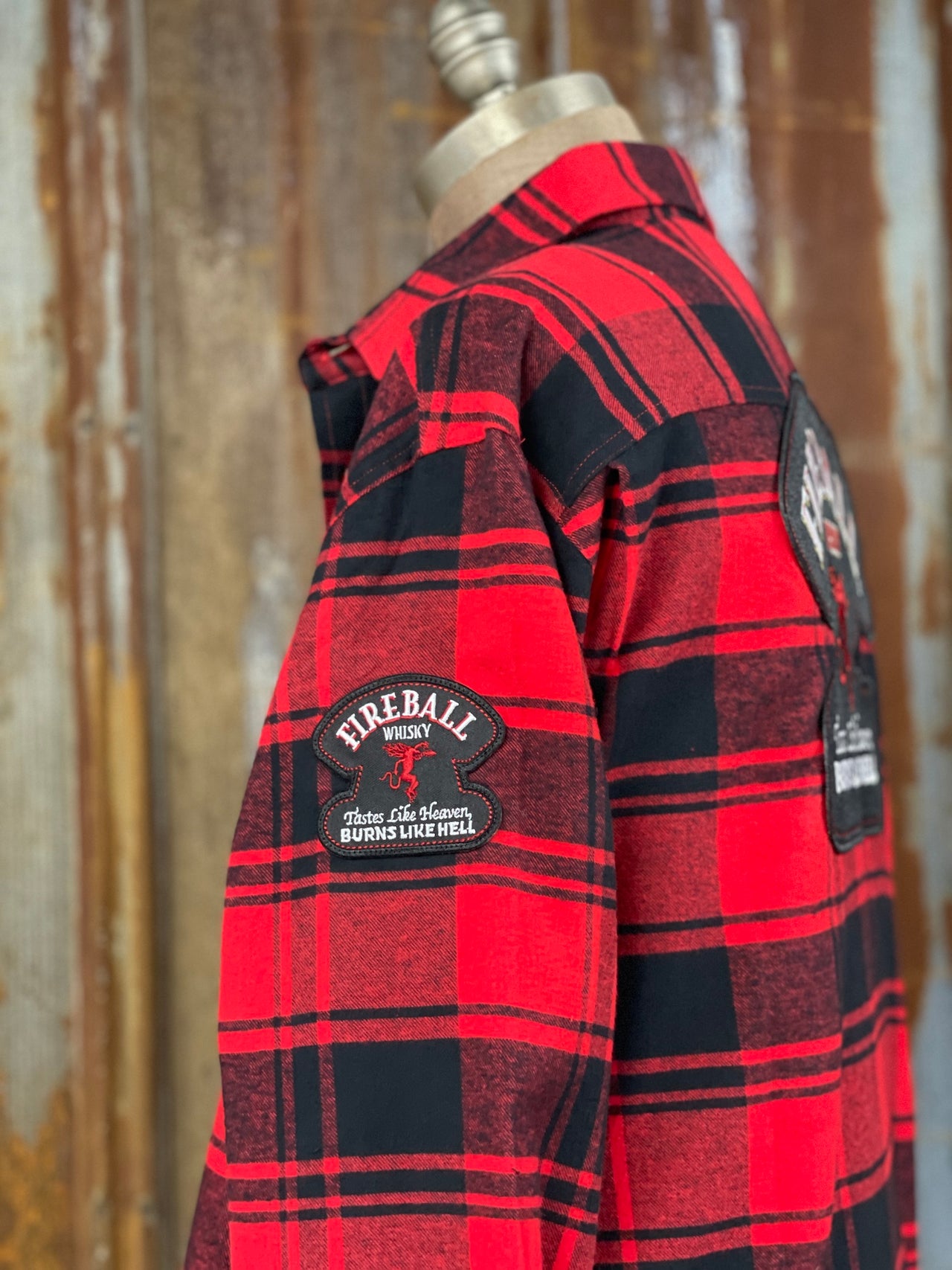 Fireball flannels Angry Minnow Clothing Co.