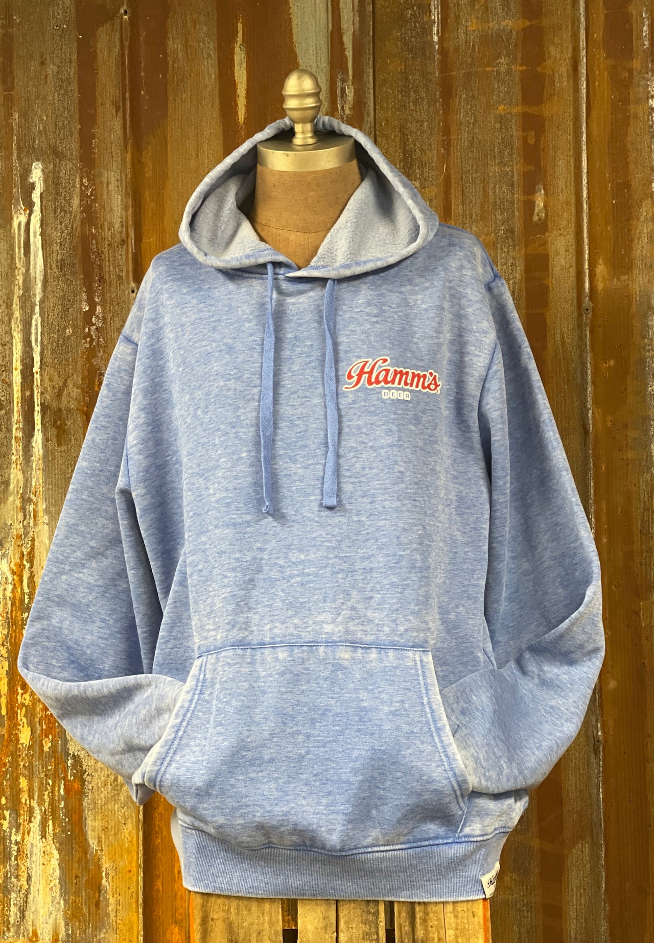 Hamm's Beer Graphic Hoodie Angry Minnow Vintage