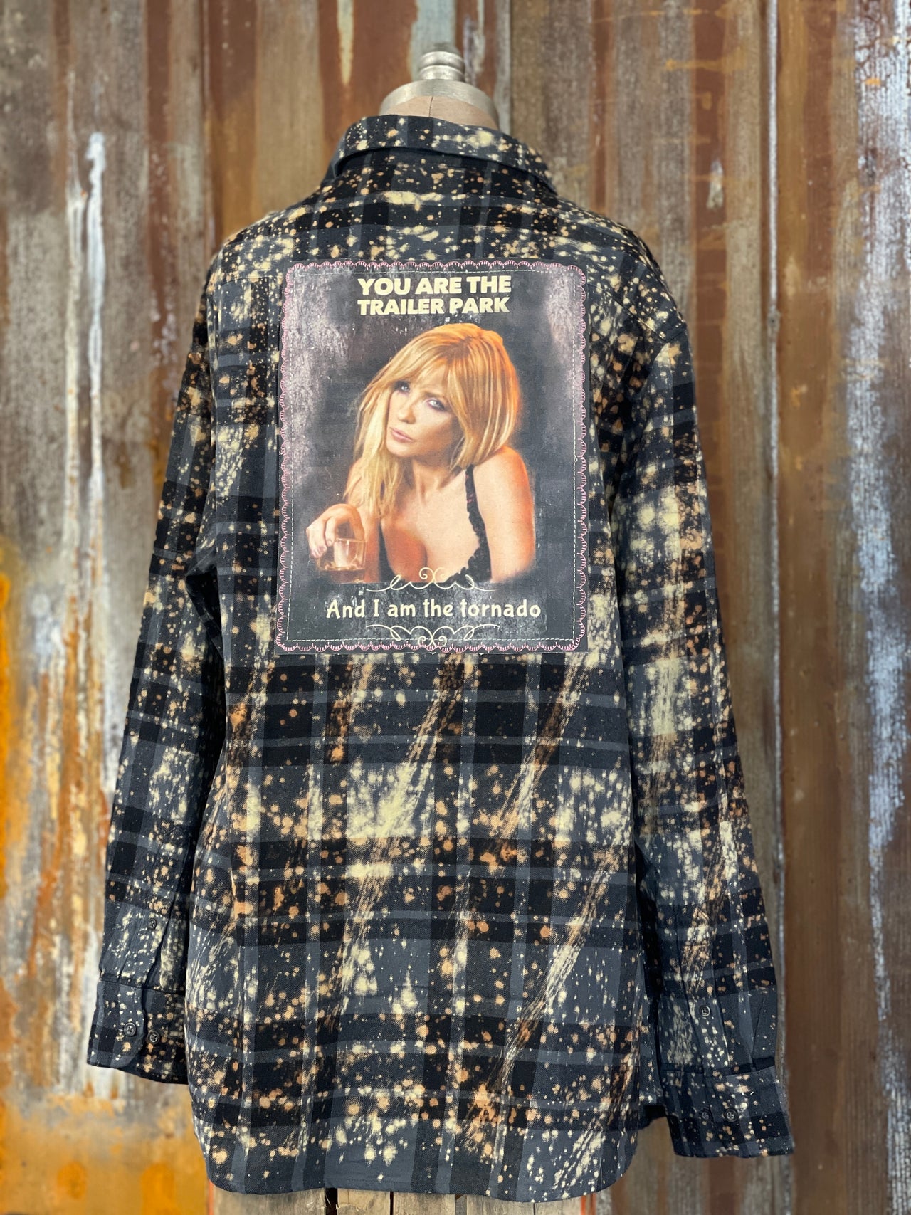 I AM THE TORNADO Art Flannel- LIMITED EDITION