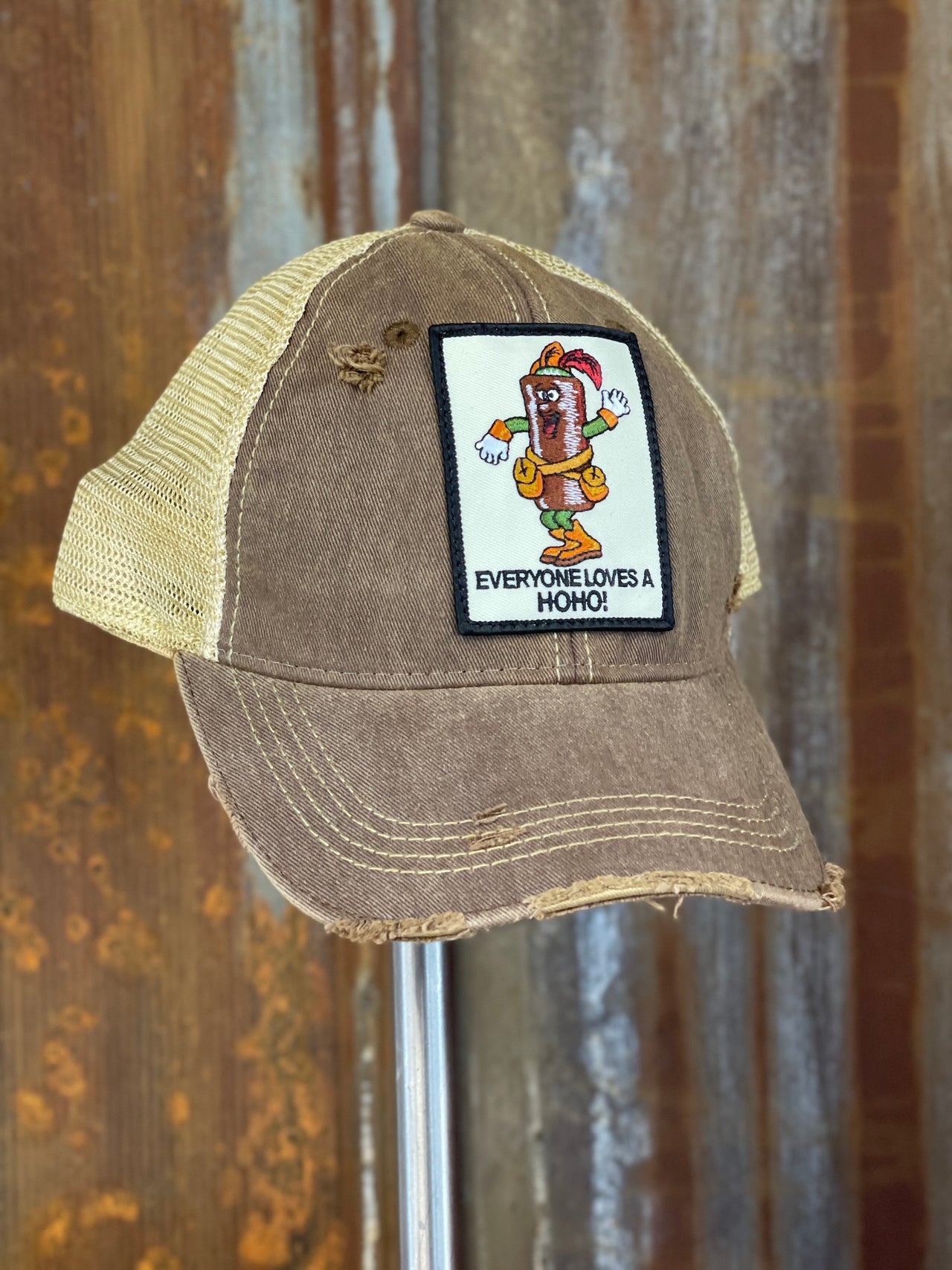 Life of the Party Hat- Distressed Brown Snapback