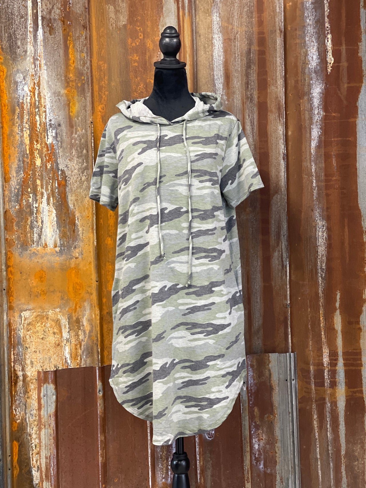 OUTLAW Camo Hoodie Dress