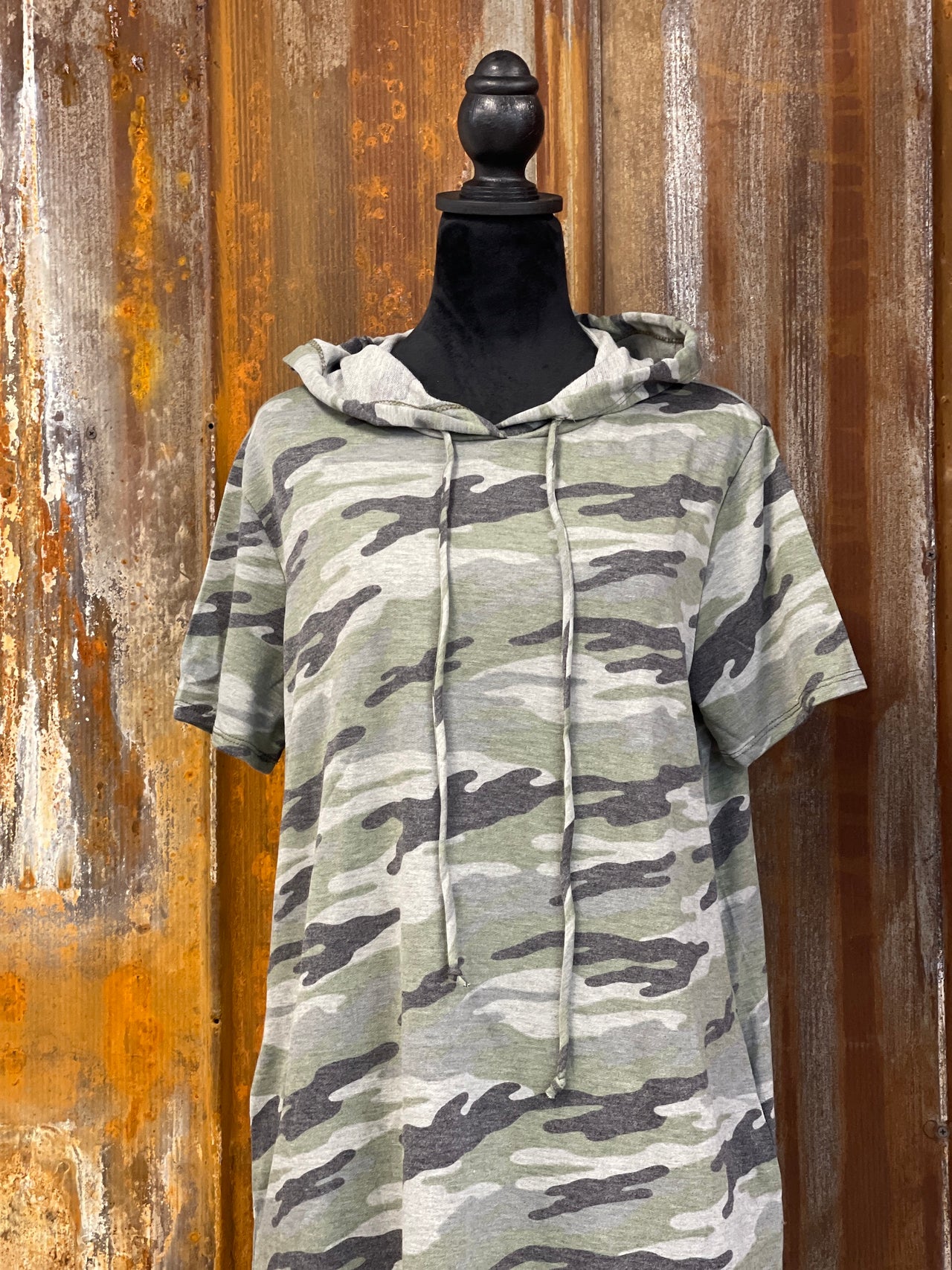 OUTLAW Camo Hoodie Dress