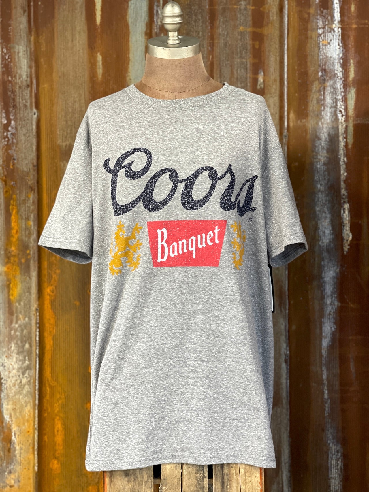 Coors BANQUET w/ Griffins Tee- Heather Grey