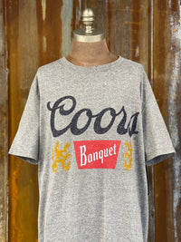 Thumbnail for Coors BANQUET w/ Griffins Tee- Heather Grey