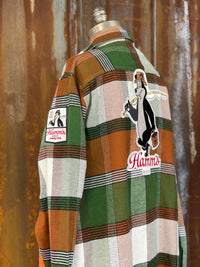 Thumbnail for Hamm's FISHING BEAR Heavyweight Brawny Flannel- Birchwood Plaid