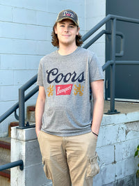 Thumbnail for Coors BANQUET w/ Griffins Tee- Heather Grey