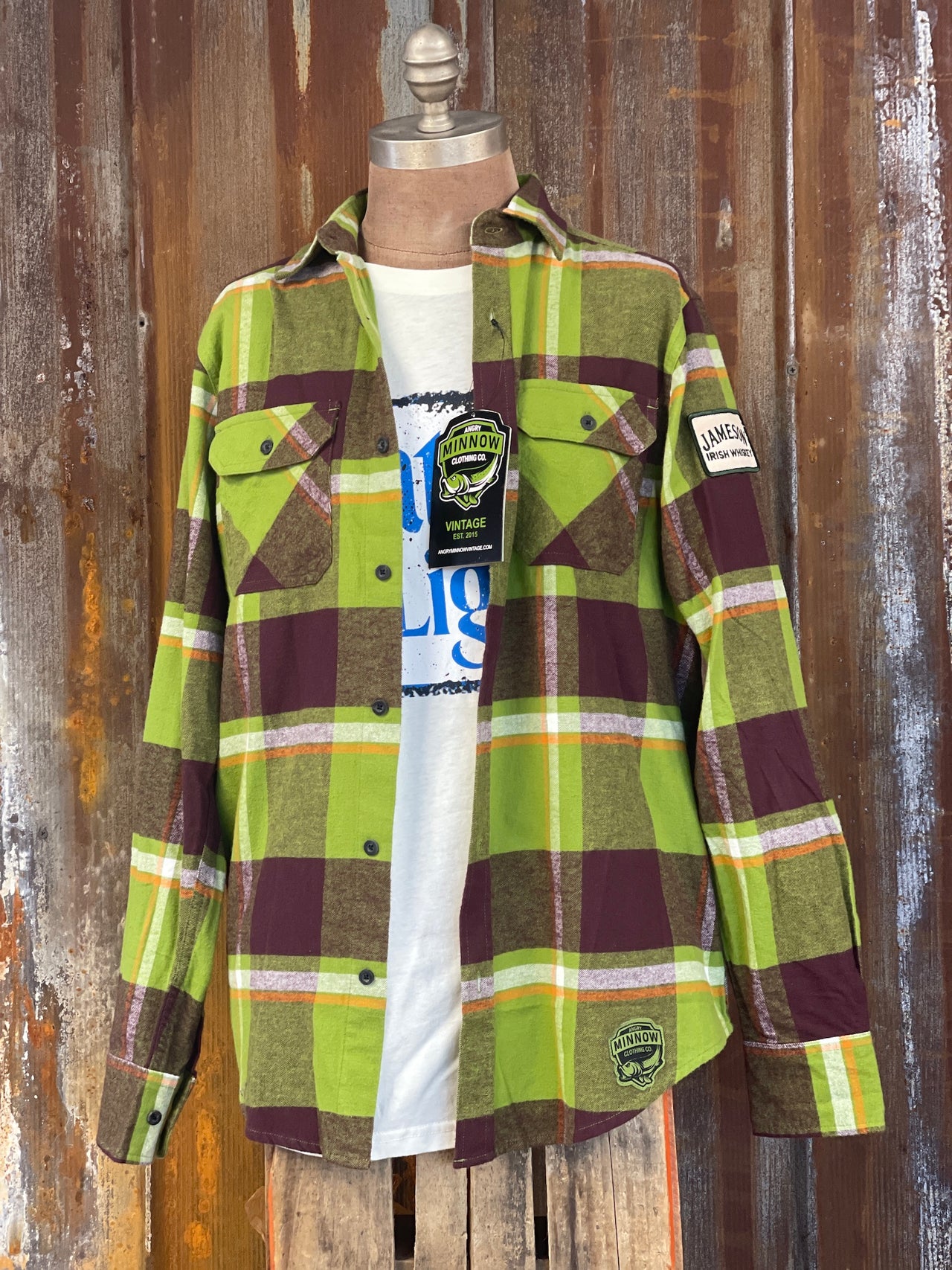 FEELING LUCKY Small Batch Edition Patch Flannel