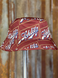 Thumbnail for Schlitz Beer Retro Bucket Hat- Maroon