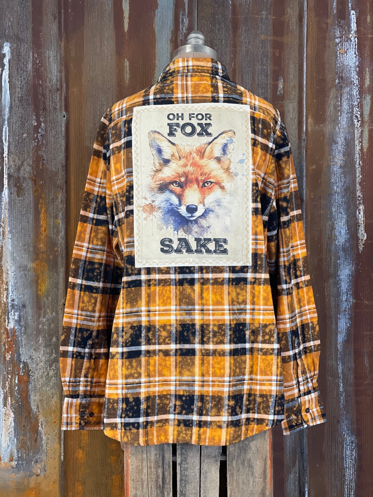 Oh For Fox Sake Flannel Angry Minnow Clothing co.