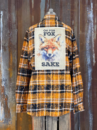 Thumbnail for Oh For Fox Sake Flannel Angry Minnow Clothing co.