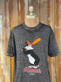 Thumbnail for Hamm's Baseball Bear LUXE Tee- Charcoal Grey CLEARANCE