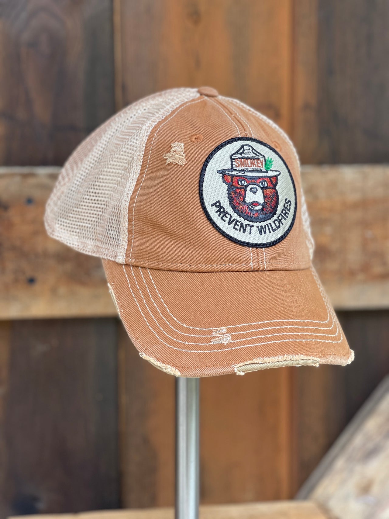 Camping Smokey Bear hats at Angry Minnow Vintage