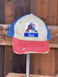 Thumbnail for Pabst Blue Ribbon Red/ White/ Blue Hockey Hat