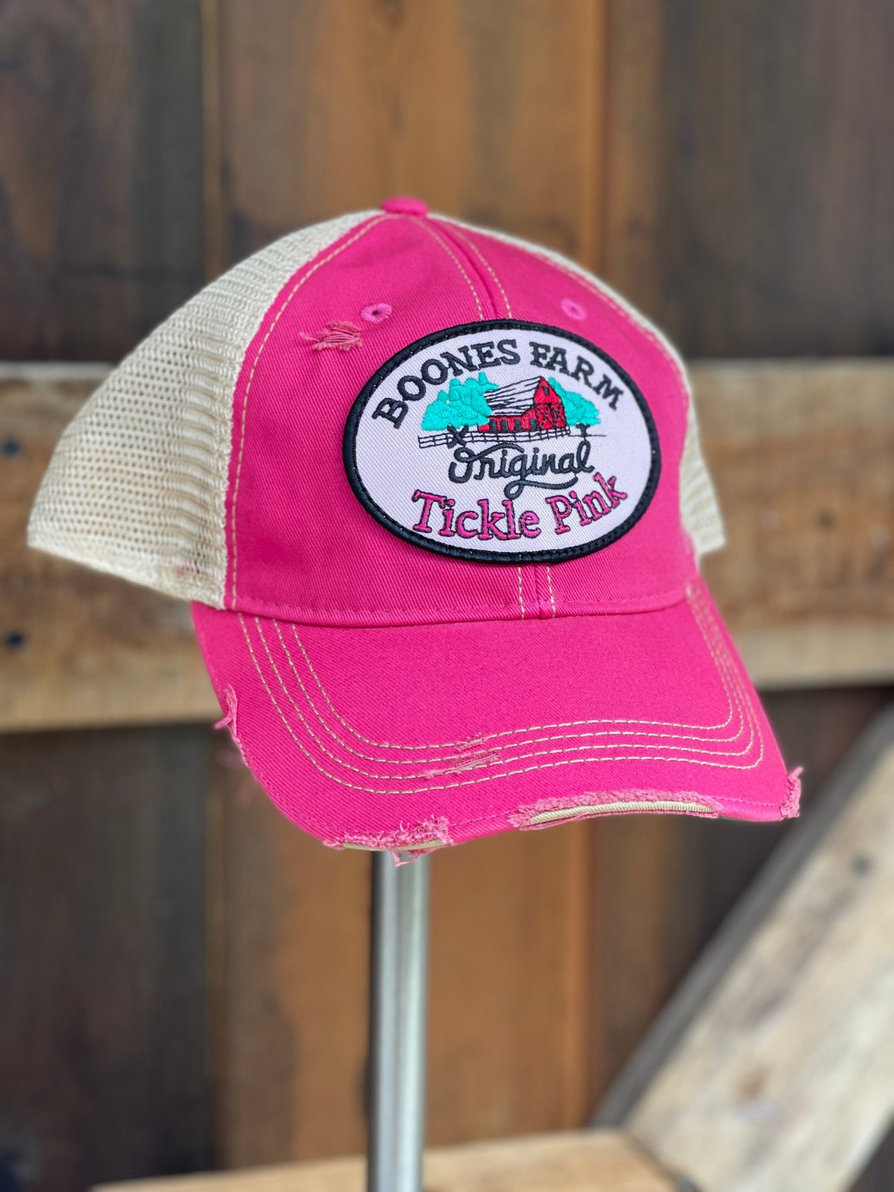 House Party Tickle Pink Hat Angry Minnow Vintage