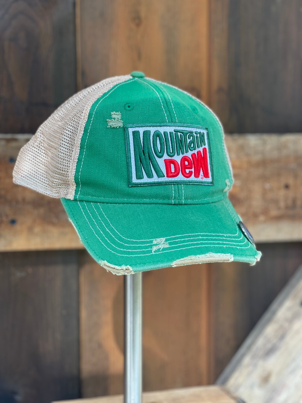 Mountain Dew retro hat Angry Minnow Vintage