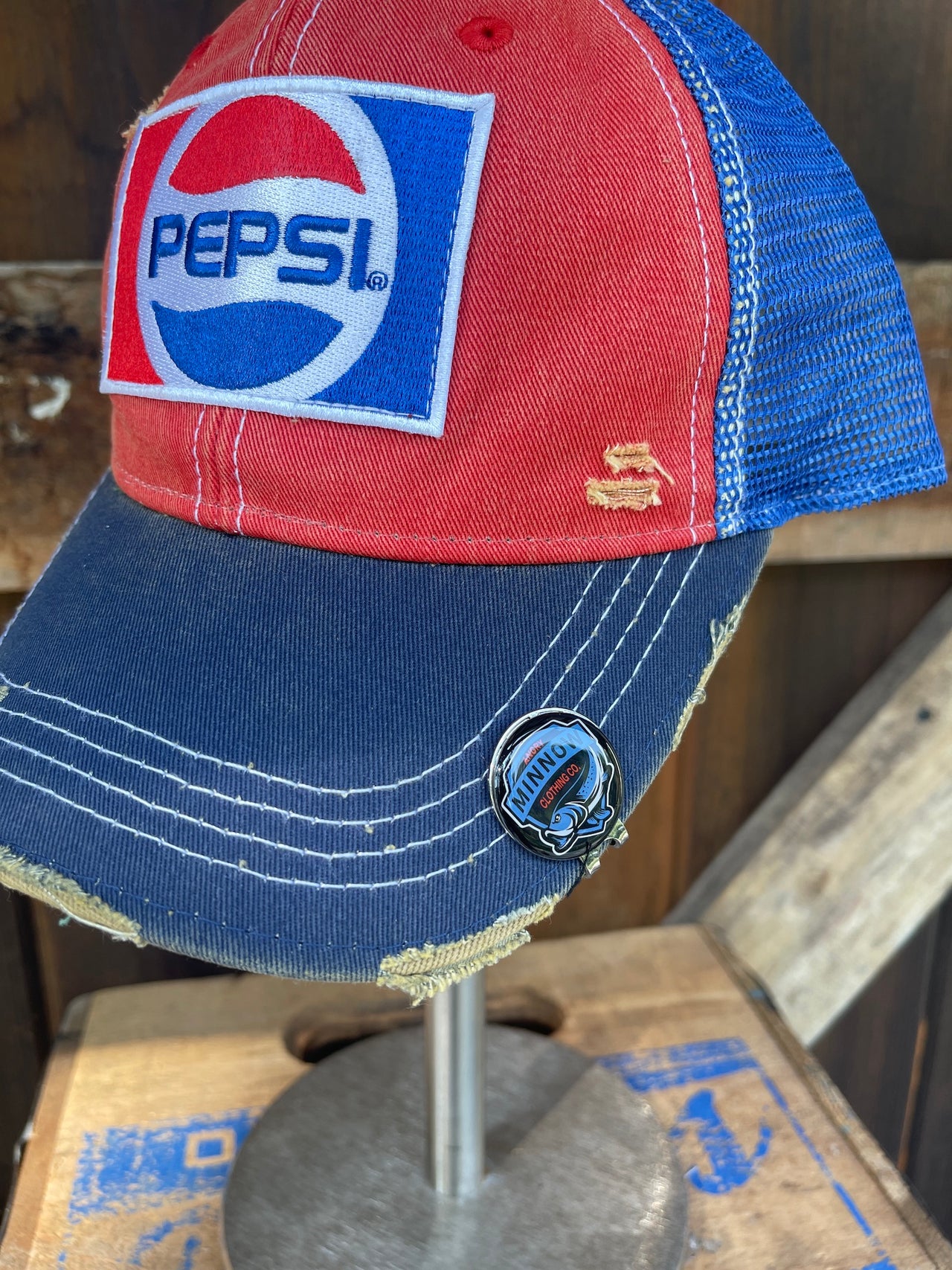 Pepsi Retro Style hat Angry Minnow Vintage