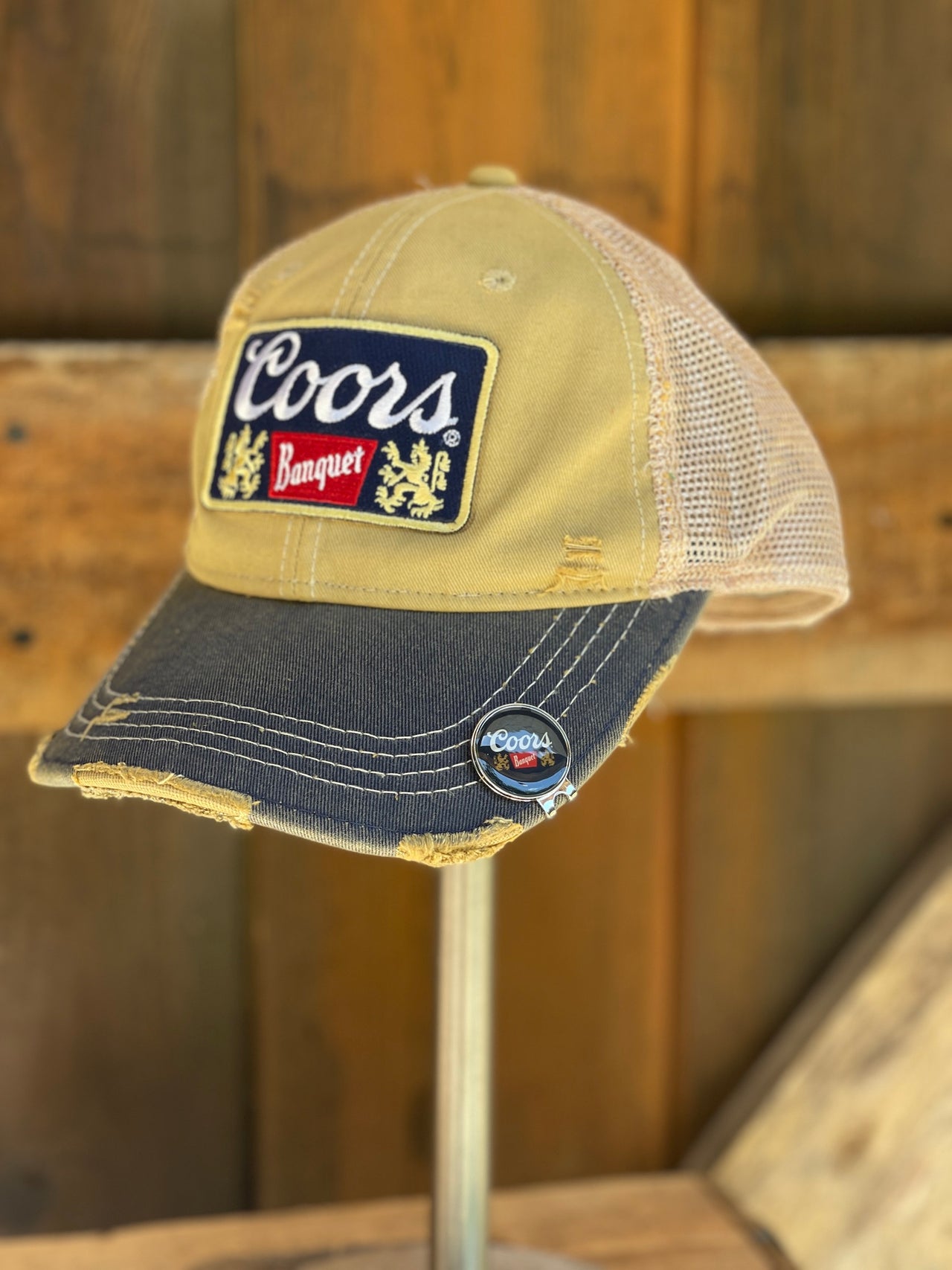 Coors Banquet Tri-tone hat Angry Minnow Vintage