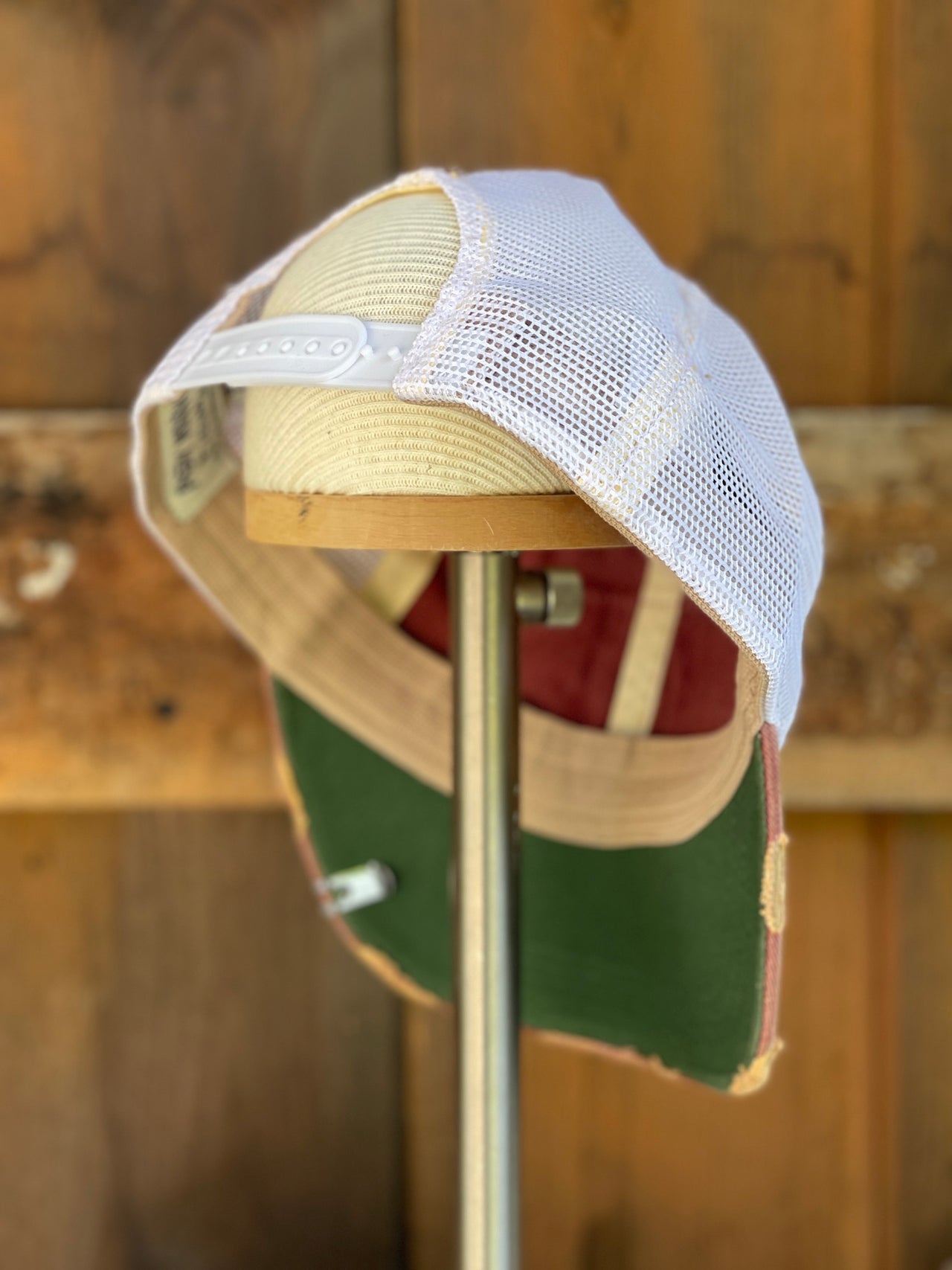 Leinenkugel Retro Logo Hat- Distressed Burgundy