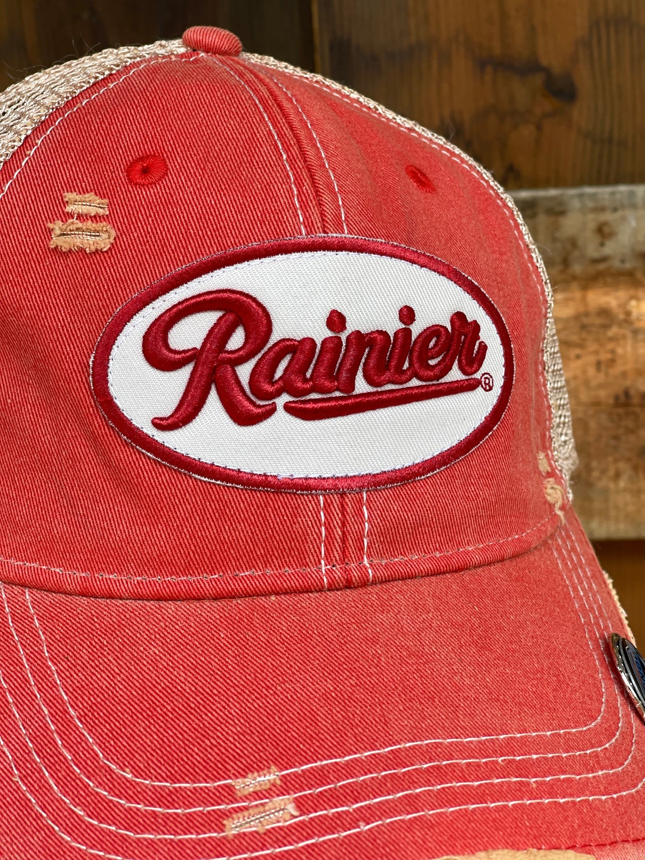 Rainier Beer Hat Angry Minnow Vintage