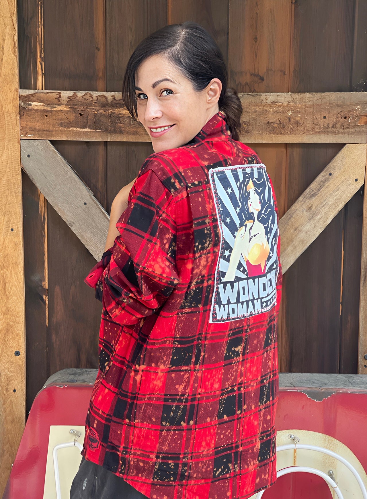 Anniversary Edition Wonder Woman Flannel Angry Minnow Vintage