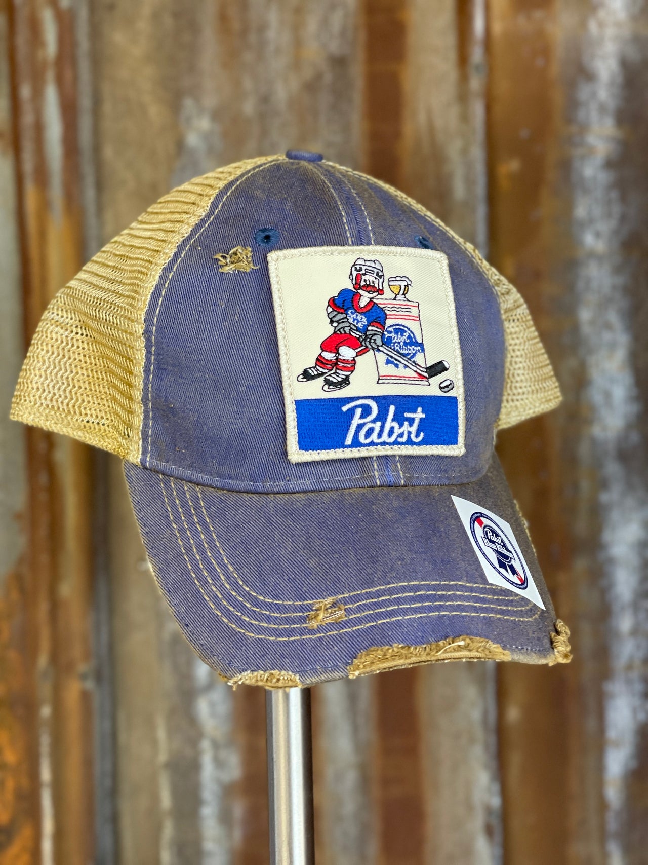 PBR Hockey Hat Angry Minnow Vintage