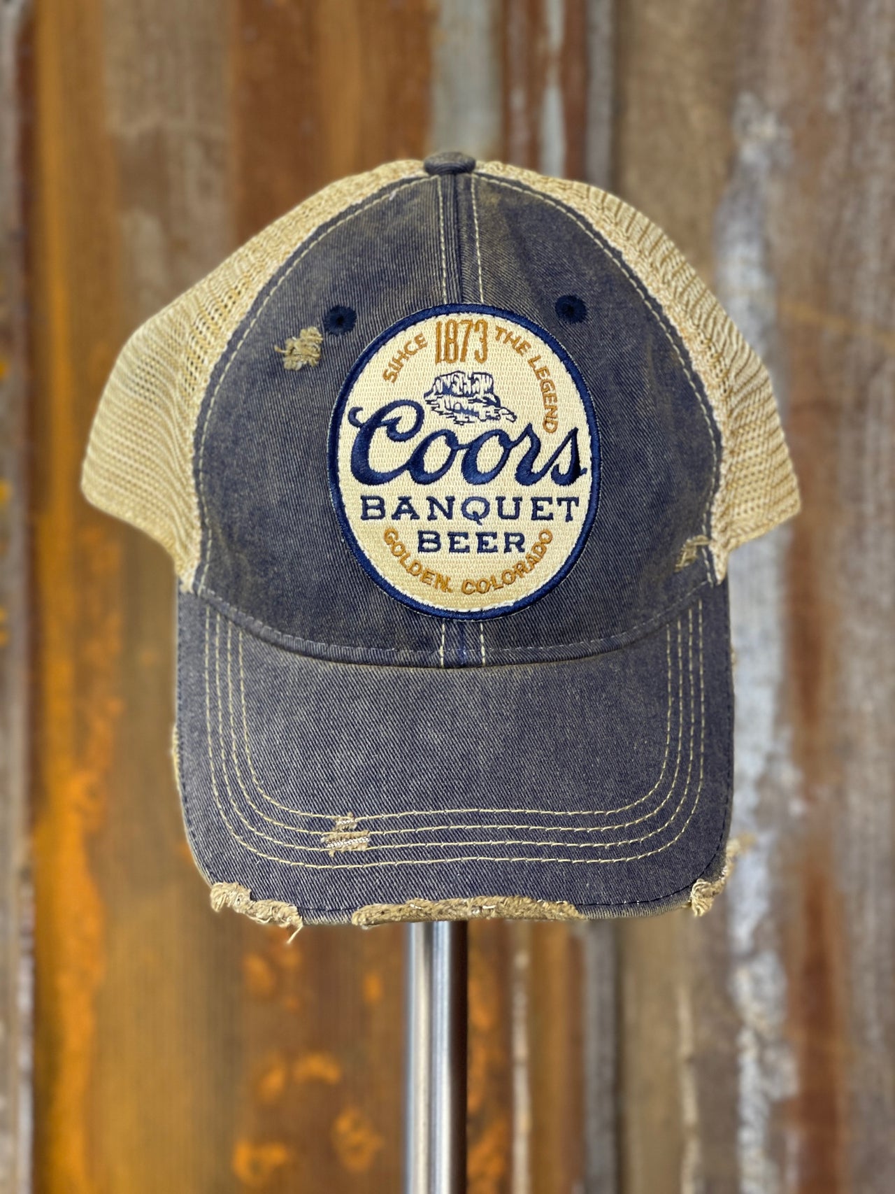 Yellowstone Coors Banquet Beer hat