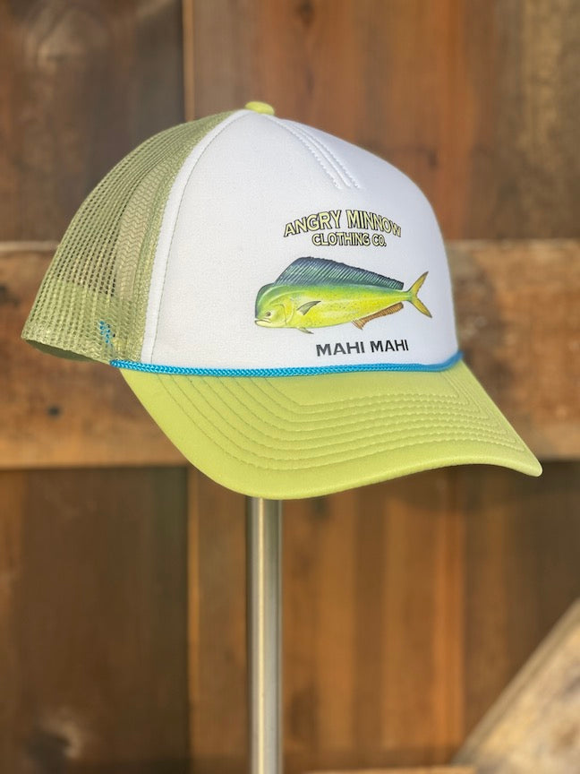 Angry Minnow Saltwater Fishing Hat- MAHI MAHI