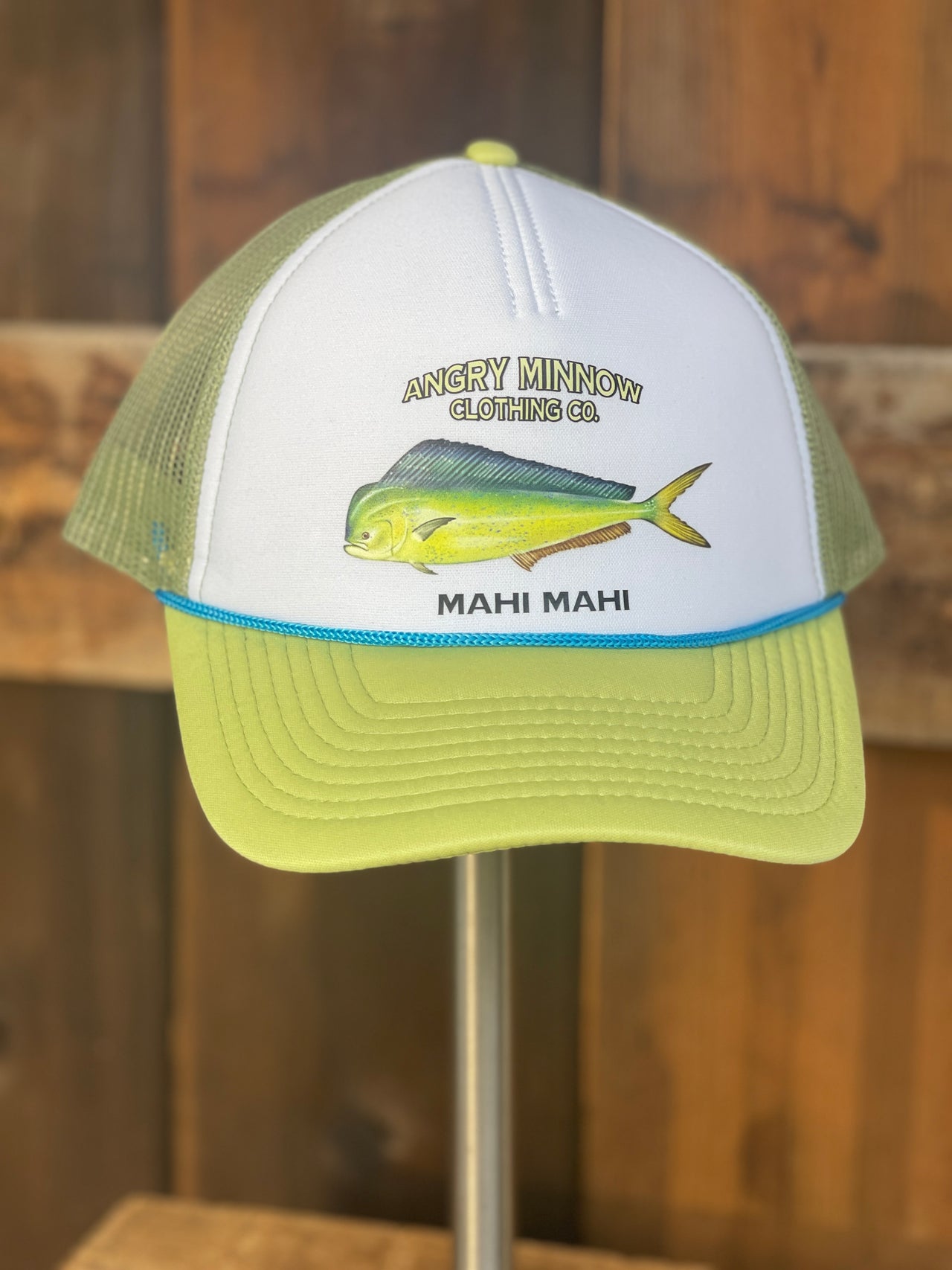 Angry Minnow Saltwater Fishing Hat- MAHI MAHI