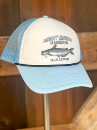 Thumbnail for Angry Minnow Freshwater Fish Hat- BLUE CATFISH