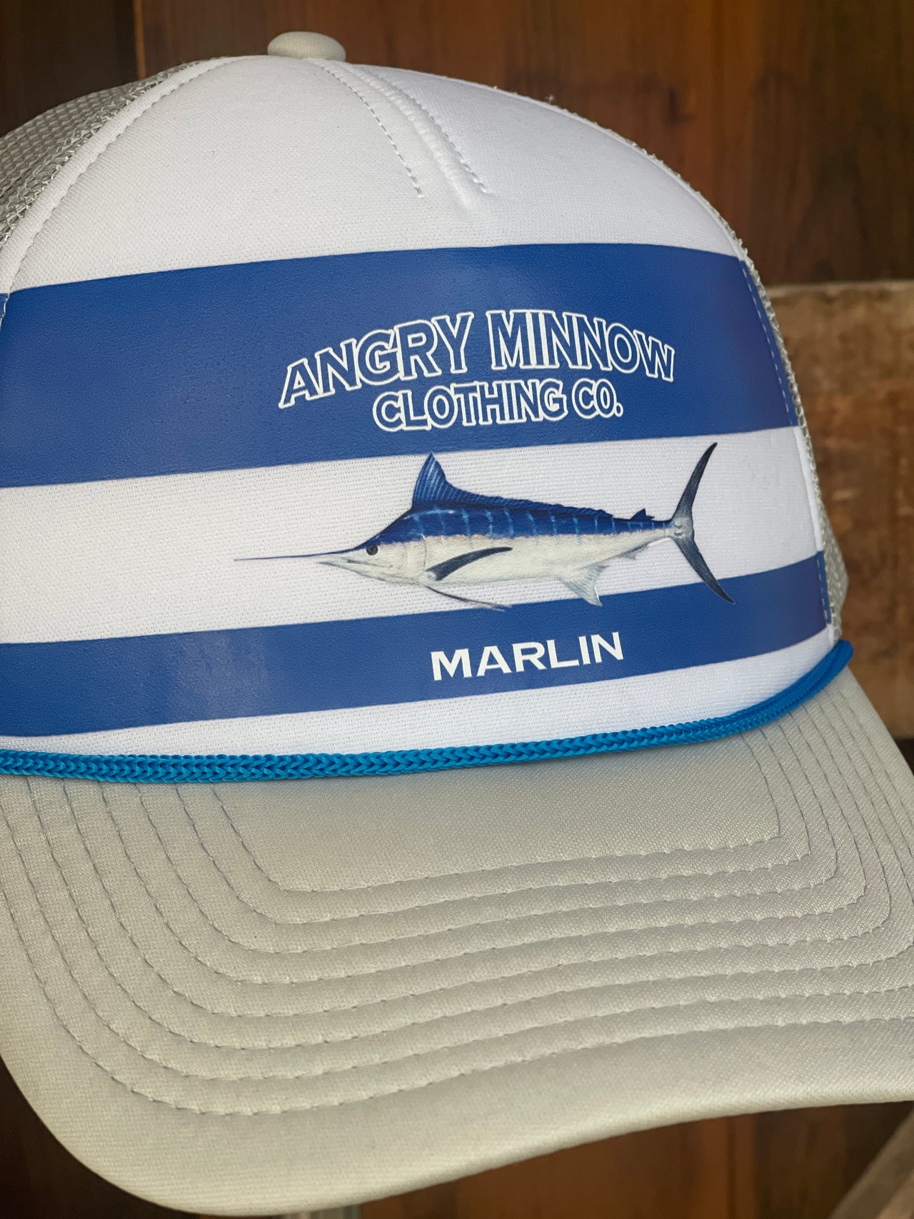 Angry Minnow Saltwater Fish Hat- MARLIN