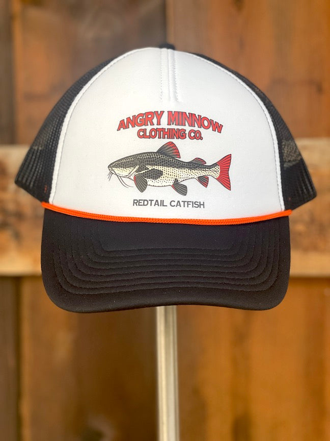 Angry Minnow Freshwater Fishing Foam Hat- REDTAIL CATFISH