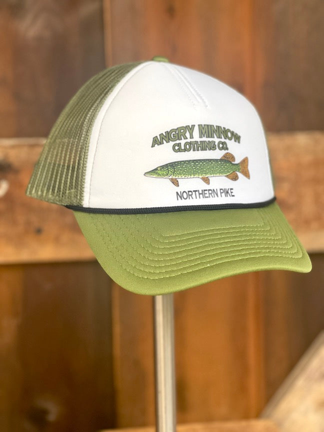 Angry Minnow Freshwater Fish Hat- NORTHERN PIKE