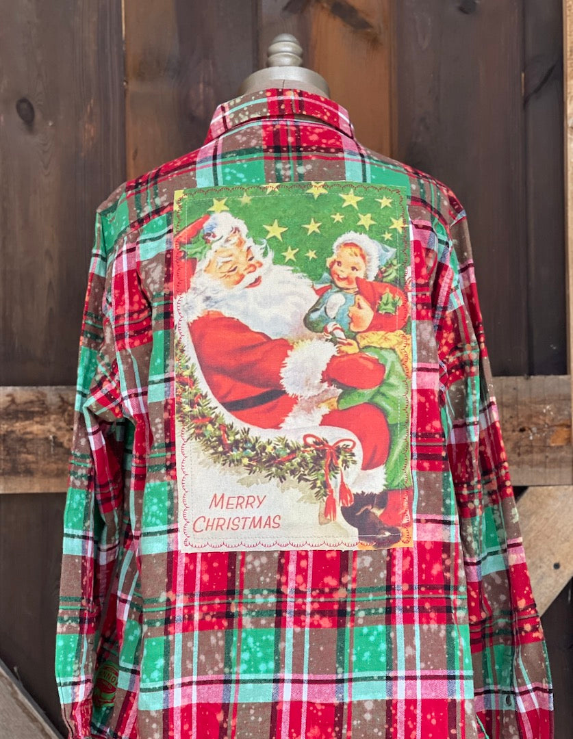 Naughty or Nice Holiday Flannel Angry Minnow Clothing Co.