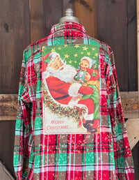 Thumbnail for Naughty or Nice Holiday Flannel Angry Minnow Clothing Co.