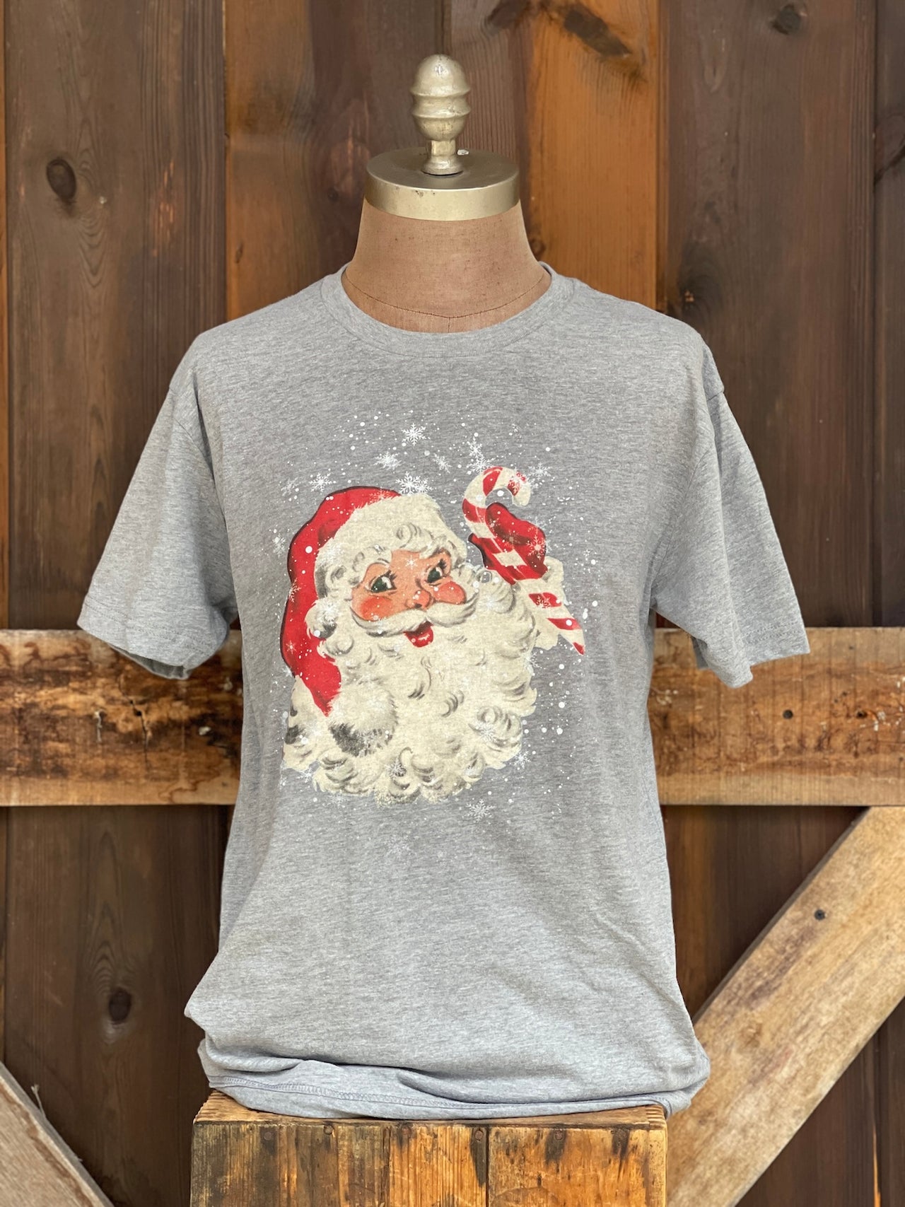 Christmas Magic Holiday Tee- Heather Grey