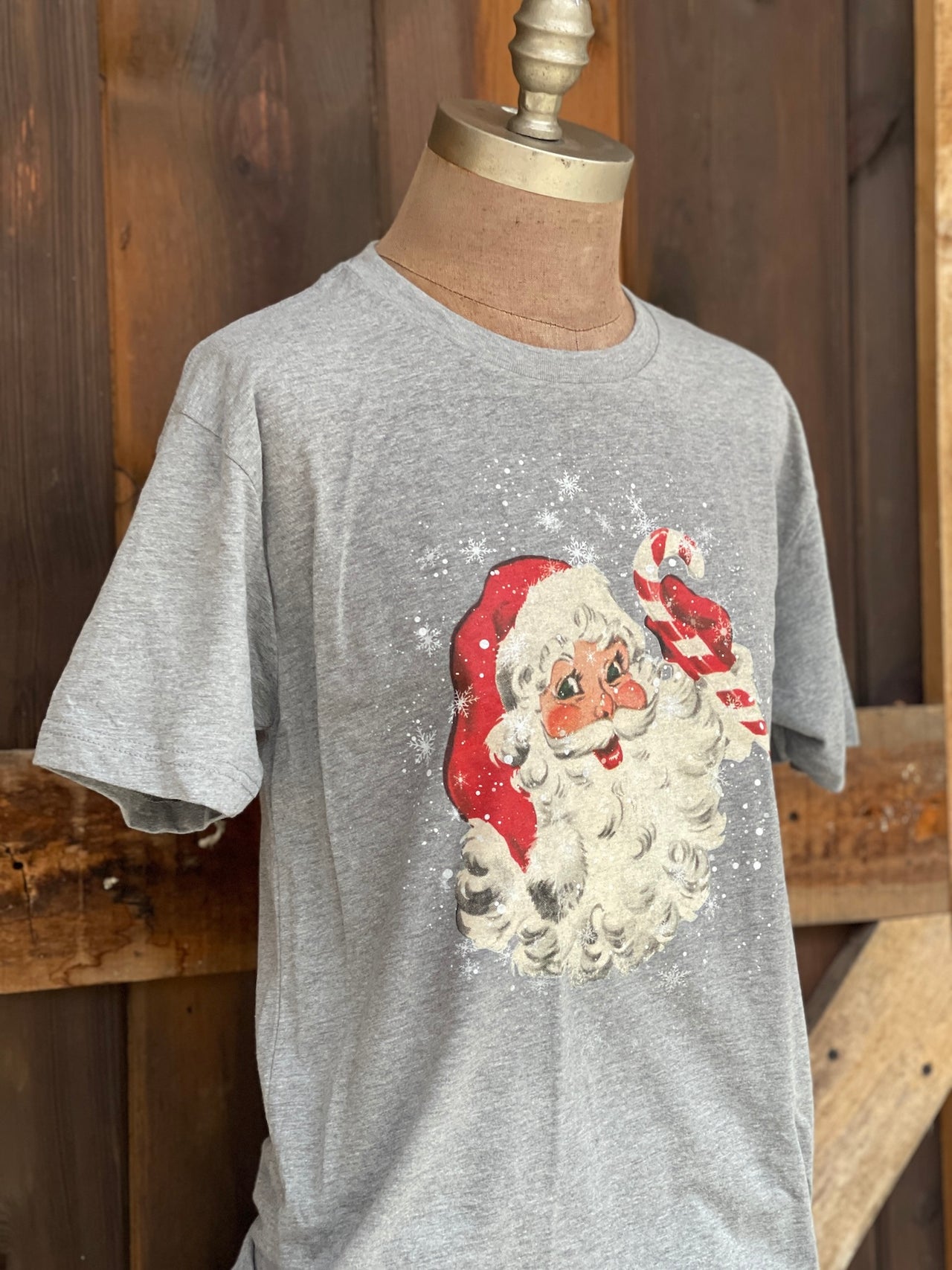 Christmas Magic Holiday Tee- Heather Grey