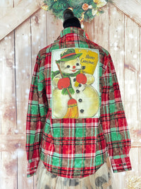 Thumbnail for FROSTY Holiday Flannel- Mistletoe Plaid