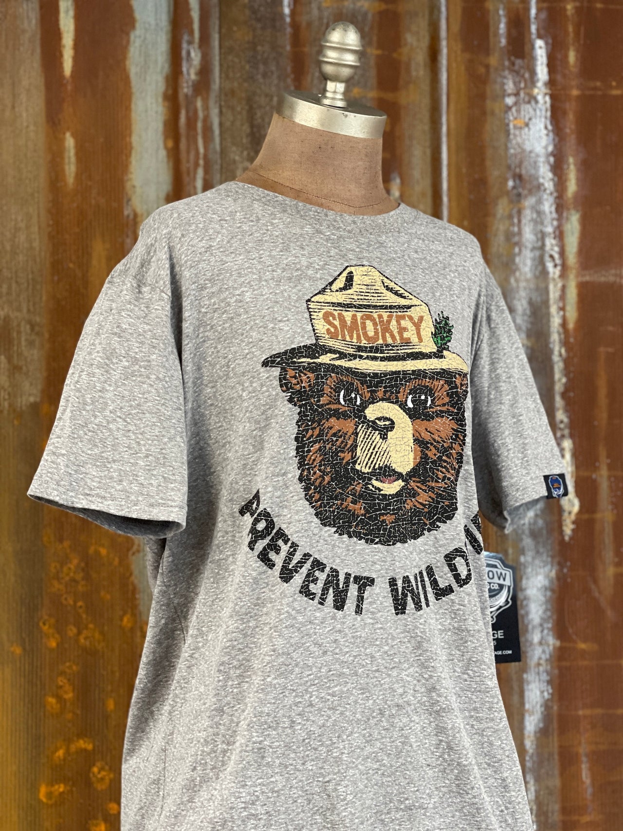 Smokey Bear Retro Tees at Angry Minnow Clothing Co.