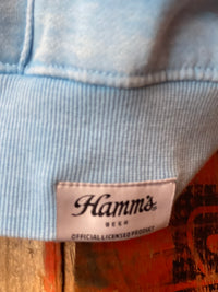 Thumbnail for Hamm's Sailboat Hoodie- Acid Etch Sky Blue