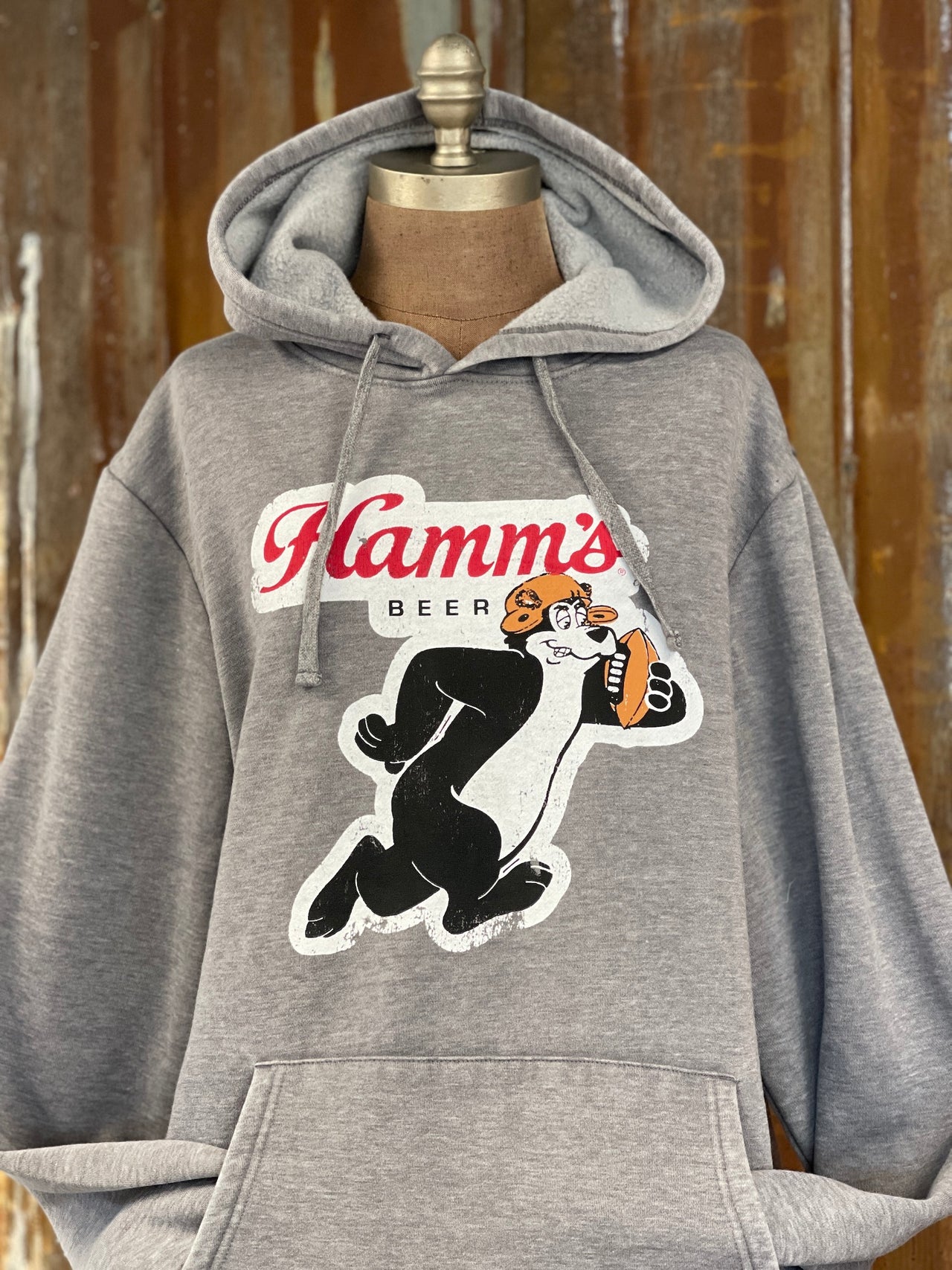 Hamm's Football LUXE Hoodie- Castle Rock Grey