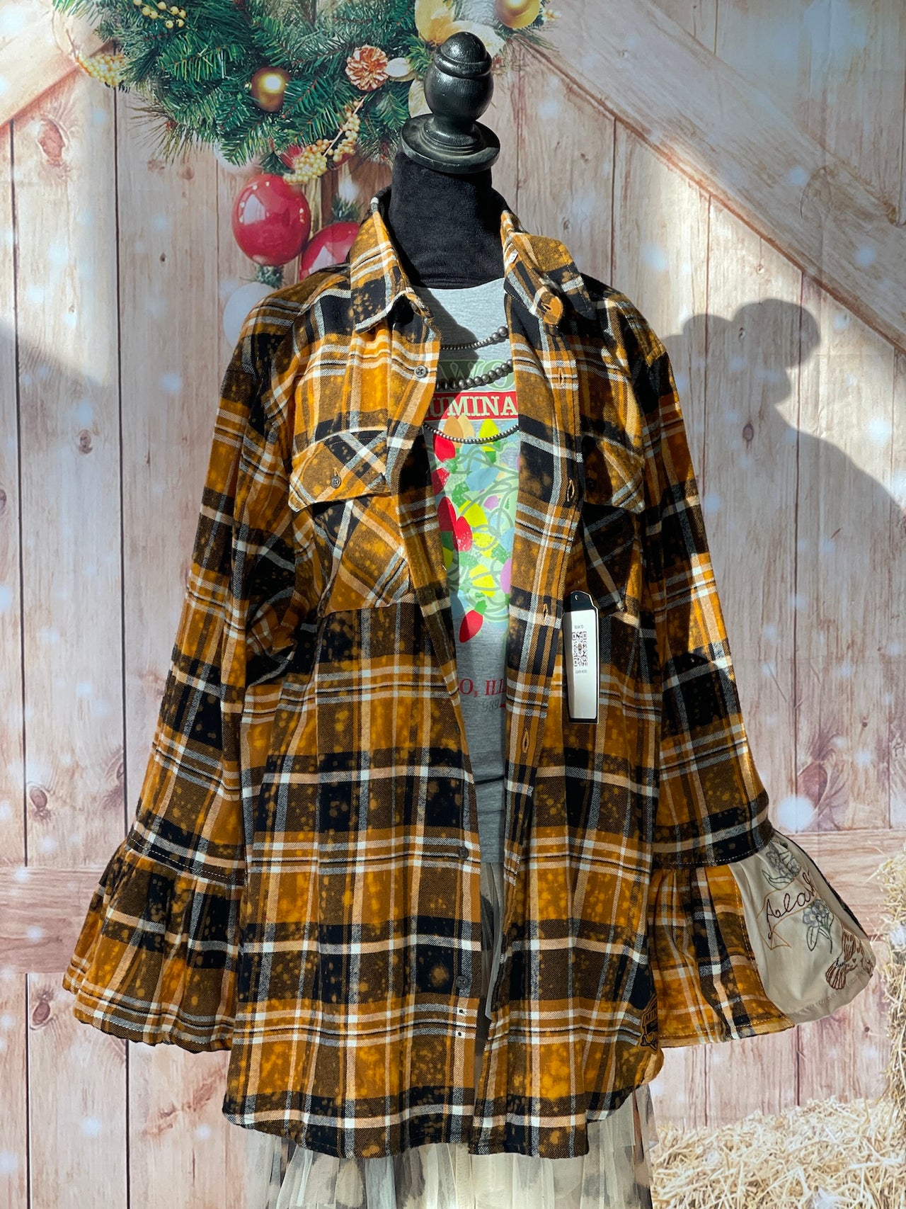 Flared Sleeve Flannel- SITKA Size 2XL