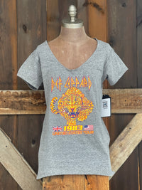 Thumbnail for Def Leppard Womens V-Neck T-shirt